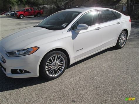 2014 White Platinum Ford Fusion Hybrid Se 91598716 Photo 9 Car Color Galleries