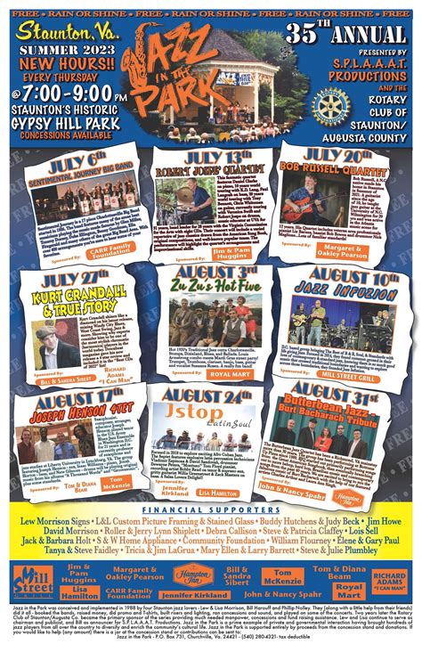 Longs Park concert series faces major budget cuts this summer 27
