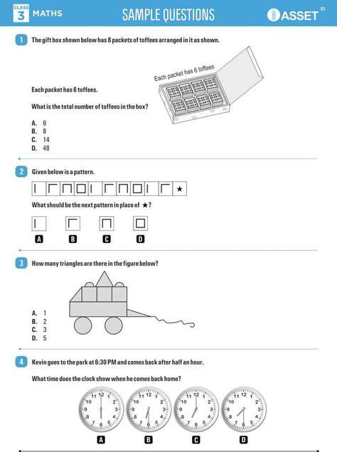 Asset Exam For Grade 3 English Lewis Fields English Worksheets