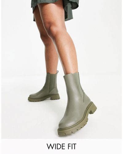 Green Asos Boots For Women Lyst