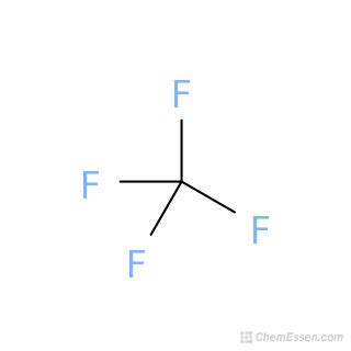 Carbon Tetrafluoride Structure Cf Over Million Chemical