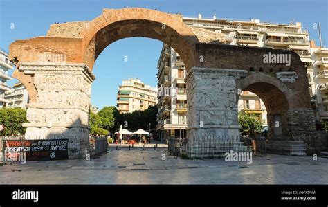 The Arch of Galerius in Thessaloniki, Greece Stock Photo - Alamy