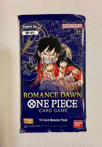 Juego De Cartas Coleccionables One Piece Bandai X Pack De 1 Mazo Con 12