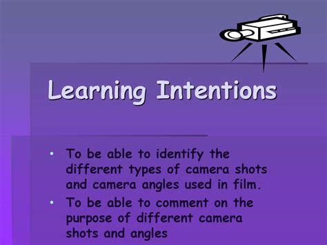 Camera Angles And Shots Worksheet