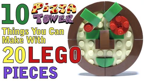 10 Pizza Tower Things You Can Make With 20 Lego Pieces Youtube