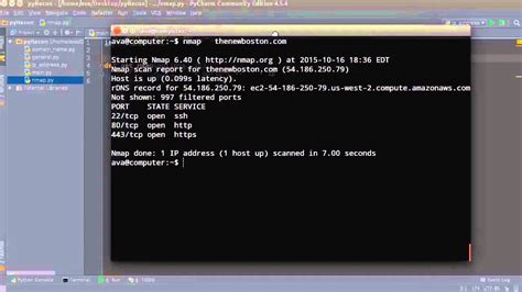 Python Website Scanner Tutorial 4 Nmap Port Scan YouTube