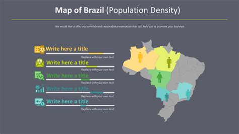 Map of Brazil Diagram (Population Density)