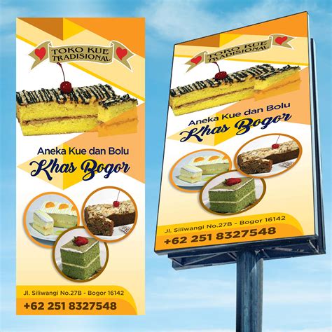 Detail Desain Spanduk Toko Kue Koleksi Nomer