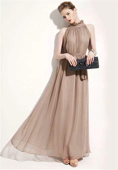 Buy Twenty Eight Shoes Vansa Chiffon Maxi Dress Vcw D0183 Online