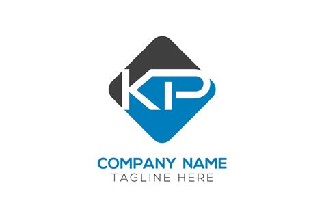 Letter Kp Logo Design Vector Template Graphic By Rana Hamid Creative