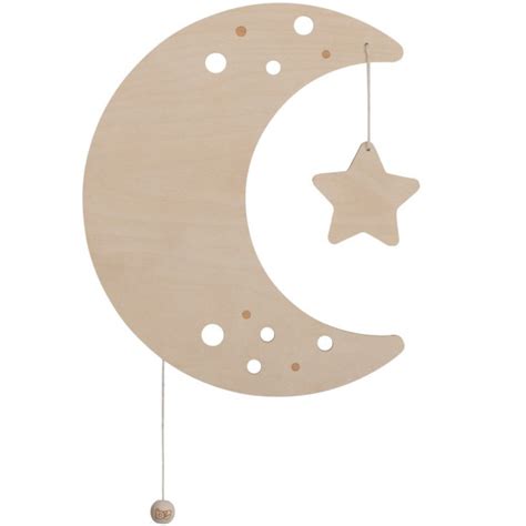 Applique Murale Led En Bois Wonder Lune Baby S Only Dr M Design