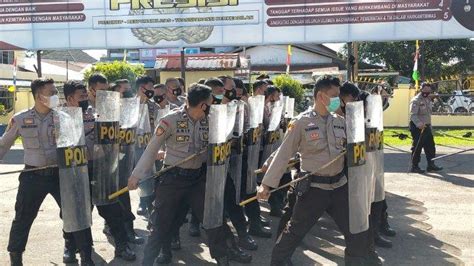 Antisipasi Kerawanan Pilkades Serentak Sat Sabhara Polres Ketapang