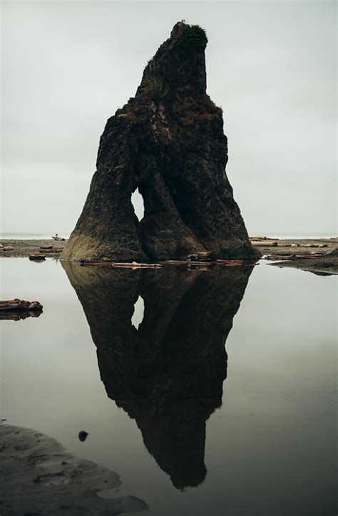 Rock formation on Ruby Beach Oregon Coast - Photorator