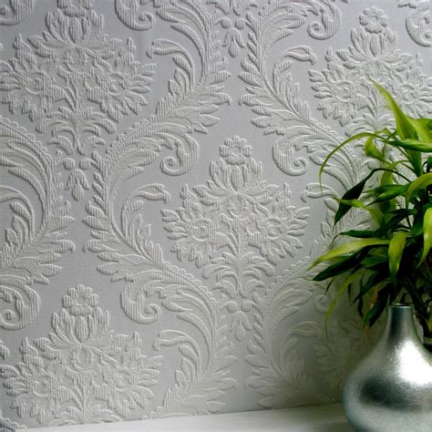 Anaglypta High Trad Paintable Textured Vinyl Wallpaper Victorian