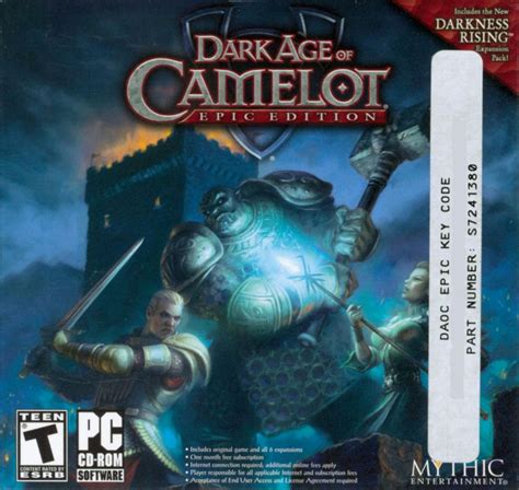 Dark Age Of Camelot Epic Edition Cover Or Packaging Material MobyGames