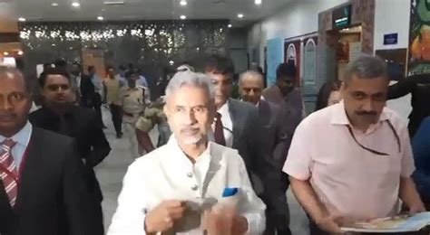 Sidhant Sibal On Twitter EAM Jaishankar Arrived In Goa Earlier Today