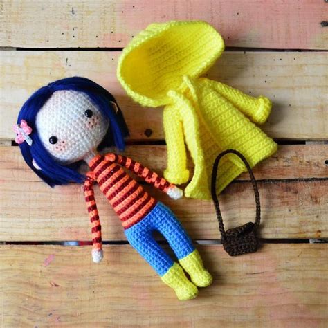 Coraline Crochet Doll Pattern