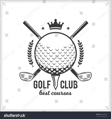 Vector Golf Club Logo Stock Vector (Royalty Free) 640600963 | Shutterstock