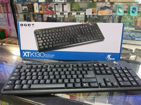 Xtech XTK 130E English Multimedia Keyboard Computer Internet Services