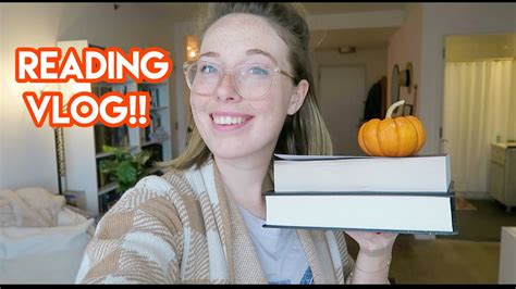 READING VLOG Cozy Fall Weekend 550 Pages Read YouTube