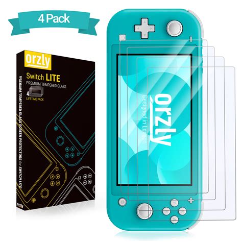 Nintendo Switch Lite Tempered Glass Screen Protector | Orzly