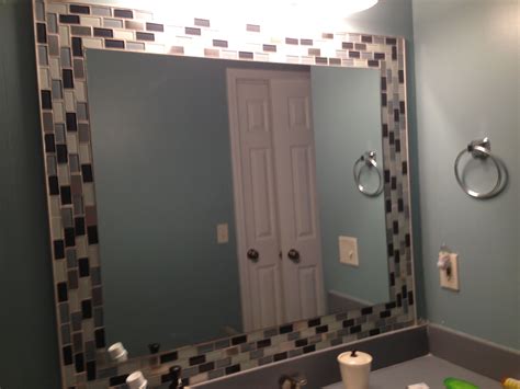 Mosaic Tiles Bathroom Mirror