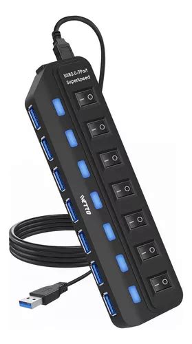 Ivetto Usb Hub 3 0 Divisor Usb Hub De 7 Portas Lo De 3