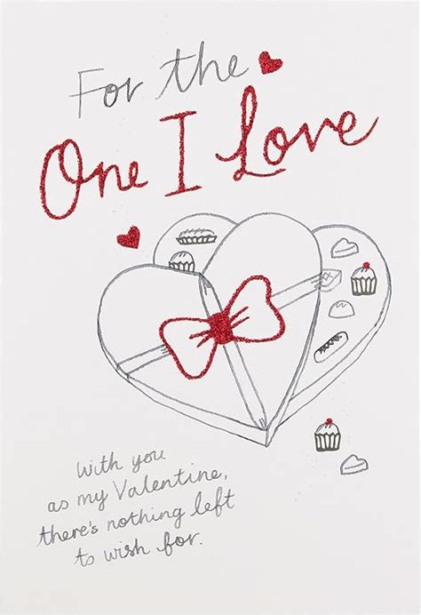 Hallmark One I Love Valentine S Day Card My World Medium Amazon Co