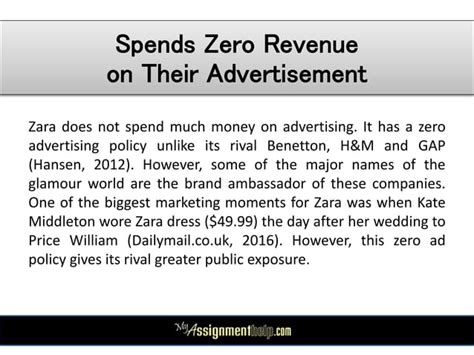 ZARA Case Study PESTLE SWOT Analysis PPT