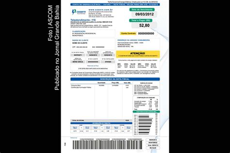 Segunda Via Da Conta De Energia Coelba Image To U