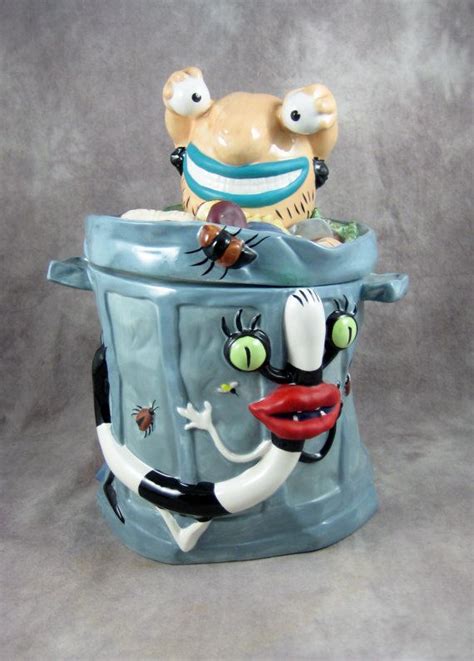 Ahhhviacom Real Monsters Cookie Jar Rare Trash Can Etsy