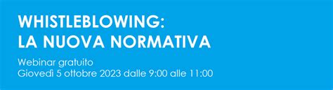 Webinar Whistleblowing La Nuova Normativa Legacoop Emilia Ovest