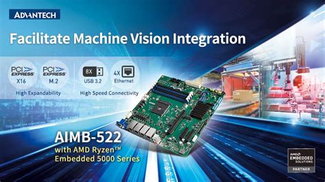 Advantech Lanza La AIMB 522 Una Placa Base Micro ATX Industrial Con