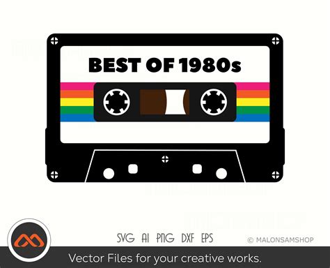 Cassette Tape 80s SVG SVG File For Cricut Cassette Tape Svg Etsy UK