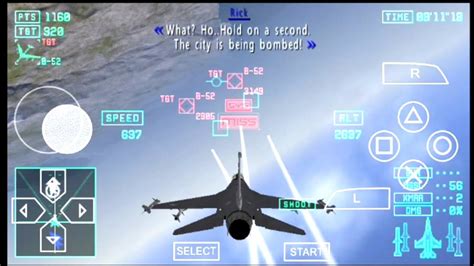 Main Game Psp Ace Combat X Skies Of Deception Di Emulator Ppsspp Hp