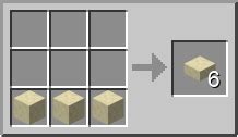 Smooth Sandstone Slab | How to craft smooth sandstone slab in Minecraft ...