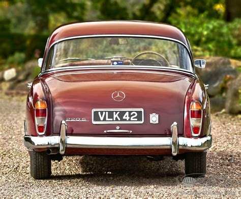 Car Mercedes Benz 220s Ponton 1958 For Sale Postwarclassic