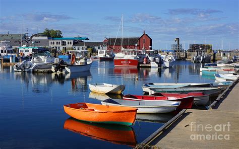 Rockport Harbor Photograph By Elena Alexrockport Harbourandrova Fine