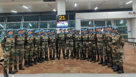 Indian Army Deploys Its Largest Contingent Of Women Peacekeepers In Abyei