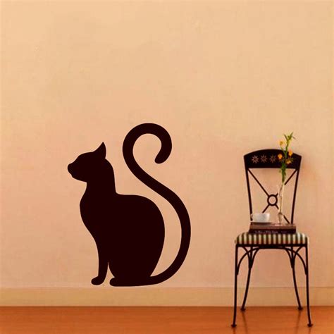 Wall Decals Cat Decal Vinyl Sticker Home Decor Pets Shop Cat