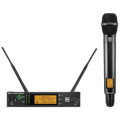 Electro Voice Re Nd Uhf Handheld Wireless Mic System With Nd