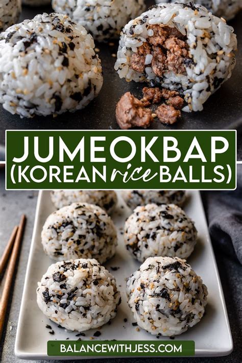 Jumeokbap Or Korean Rice Balls Are Perfect For Kids Make Easy Rice