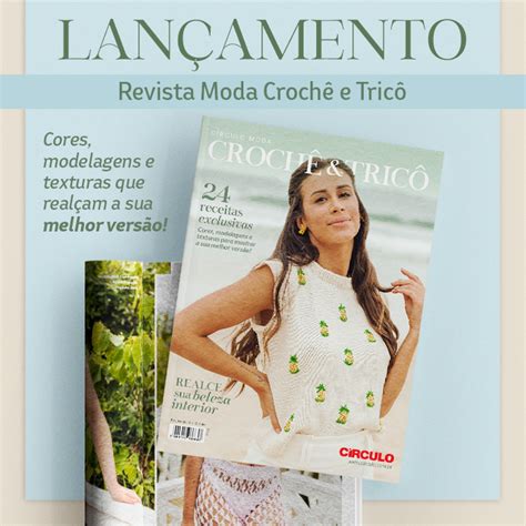 Lançamento Revista Moda Crochê e Tricô 2ª edição