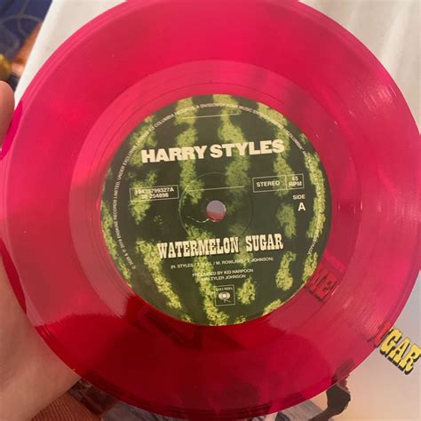 Harry Styles Watermelon Sugar vinyl NM/NM played once. - Depop