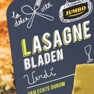 Jumbo Lasagne Bladen Verdi 250g Bestellen Jumbo