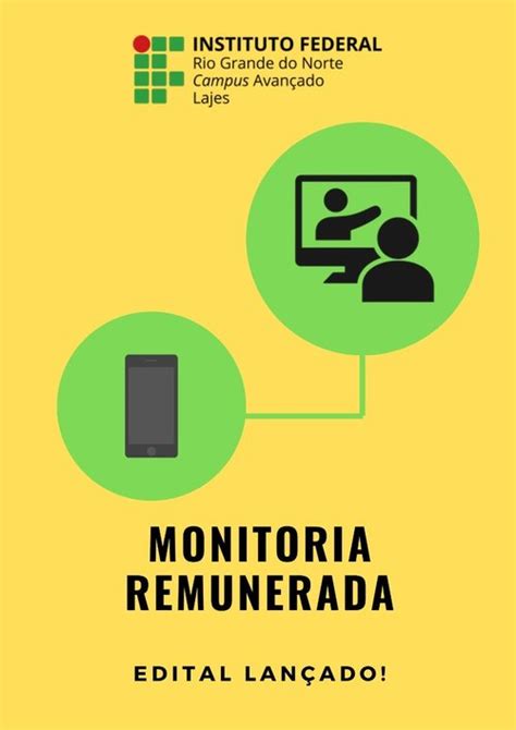 Inscrições abertas para preenchimento de vagas para monitoria