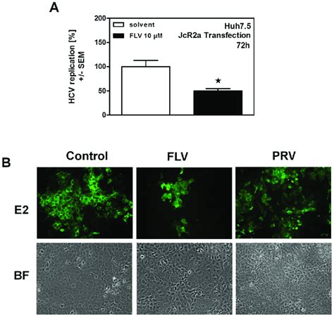 Inhibition Of Hcv In The Infectious Genotype 2a System Huh 75 Cells