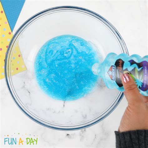 Liquid Starch Slime with Just 3 Ingredients - Fun-A-Day!