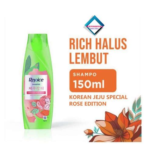 Jual Rejoice Shampoo Korean Jeju Rose Edition Rich Soft Smooth 150mL