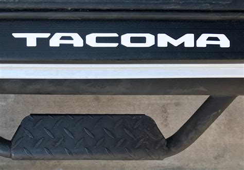 Toyota Tacoma Door Sill Decals Set Of Lasts Etsy